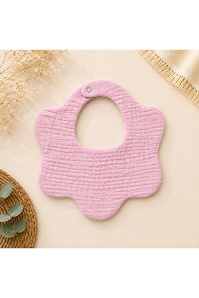 3Baby 4'lü Organik Pamuklu 8 Katlı Müslin Bebek Mama Önlük & Salya Önlüğü