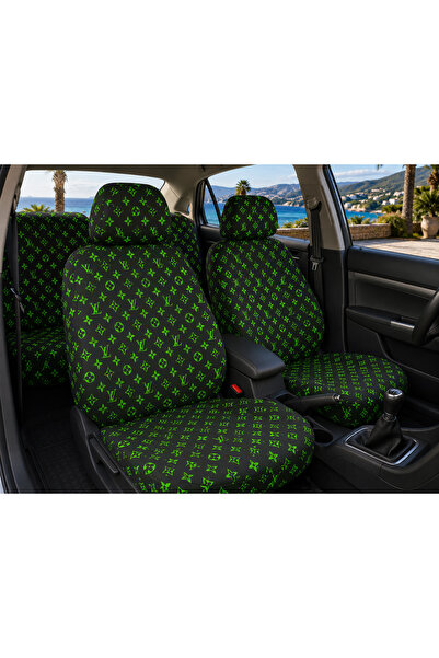 ZAFAKS Dacia Lodgy Baskılı Penye Oto Koltuk Kılıfı Servis Kılıfı Yıkanabilir ...