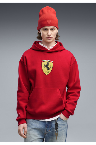 Puma Ferrari Farbiger Shield Fleece-Hoodie