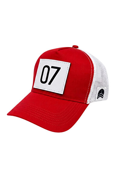 all hats 07 قبعة بيسبول شبكية مزينة برقعة مزخرفة