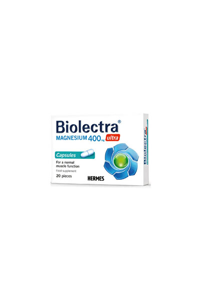 Hermes BIOLECTRA MAGNESIUM 400MG ULTRA CAPSULE 20S