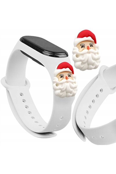 Hurtel Curea de Crăciun din silicon pentru Xiaomi Mi Band 4 3, cu Moș Crăciun