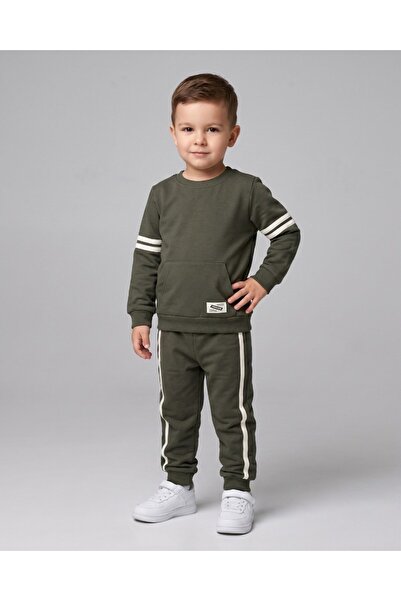 Egelite Boy's Seasonal 2-3-4-5-6 Years Old 2-Strap Pocket Detailed 2-Piece To...