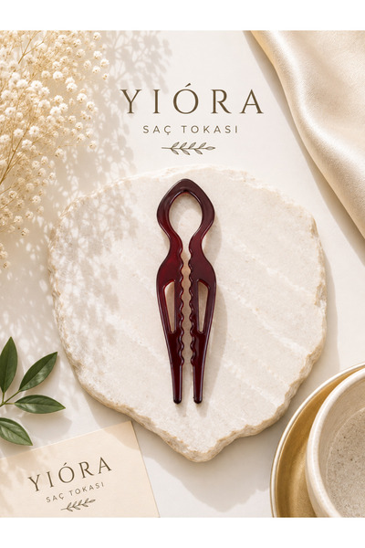 yiora مشبك شعر نسائي بتصميم نوستالجي مقاوم للانزلاق ومتين على الطراز الفرنسي،...