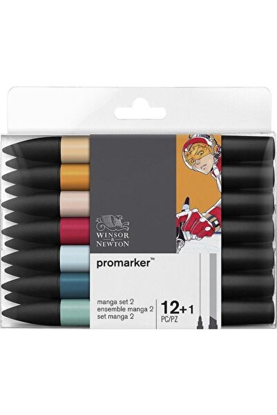 Winsor Newton Winsor & Newton Promarker 12'li Manga Set 2