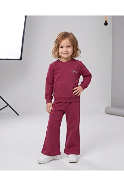 voyyo kids baby Girl's Seasonal Kangaroo Pocket 2-Strap Top and Bottom Tracks...