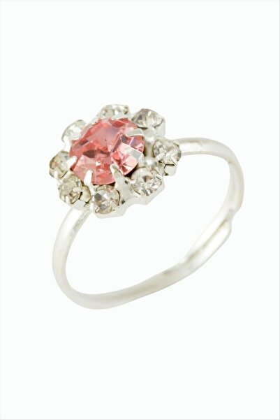 ZERO LAND Kmrsfres Crystal Stone Joint Ring - (171034) Pink