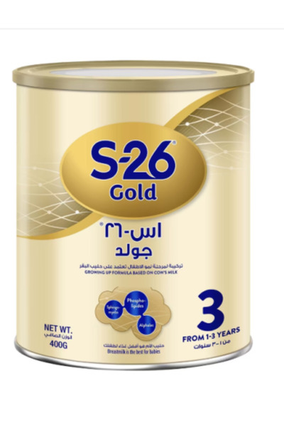 progress S-26، حليب أطفال، جولد، رقم. 3، نكهة الفانيليا للأطفال من 1-3 سنوات ...