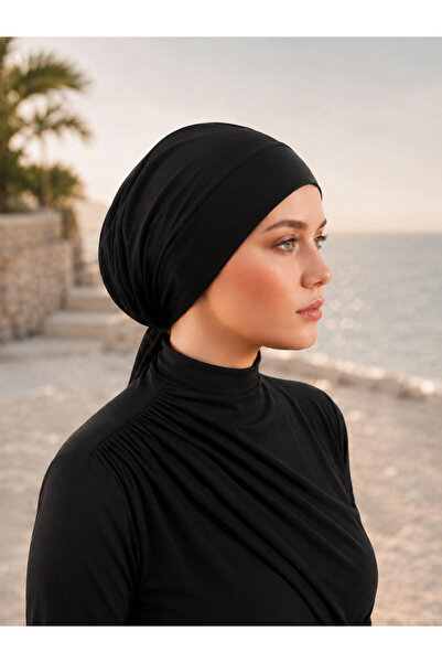Melodi Scarf Bonetă de înot pentru femei, cu design islamic, fără cusături în...