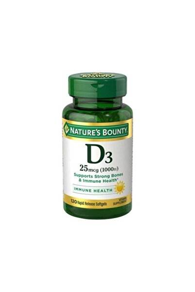 Nature's Bounty Vitamin D3 -1000 Iu - 120 Softgels
