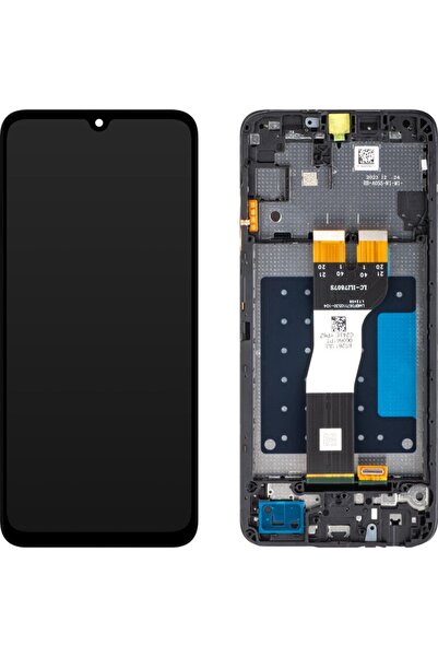 Samsung Γνήσια Οθόνη Και Μηχανισμός Αφής Με Πλαίσο Μαύρο Galaxy A05s A057 (Se...