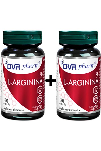 DVR Pharm Pachet L-arginina cristalizata pura 400mg, sustine performanta fizi...