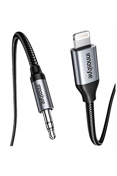 Innostyle Cablu Aux pentru iPhone Adaptor Lightning la Mini Jack 1M