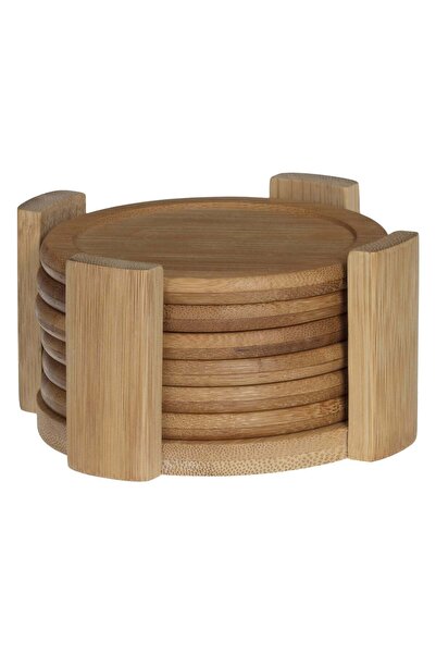 Secret de Gourmet Suporturi pentru pahare de 6 " Rio " - D.12 cm, Maro