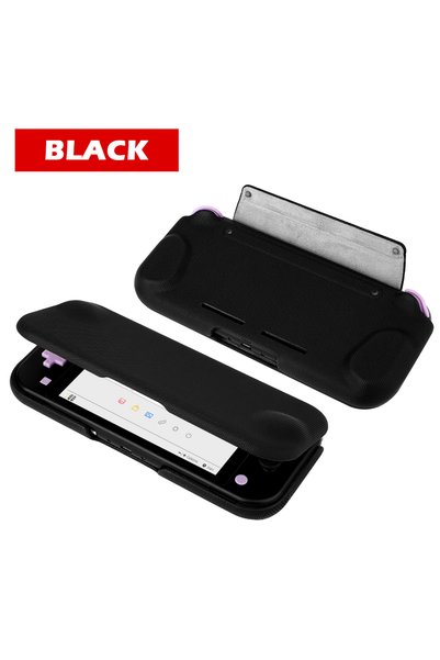 Choice4 BLACK1 NEW For Switch Lite Protective Case Grey Flip Cover Detachable...