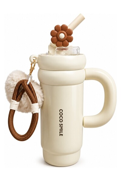 Vagon Cocosmile 950ml Steel Thermos (Mixed Color, 1 Piece)
