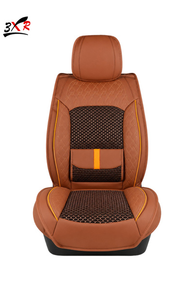 3XR Universal PU Leather Car Seat Cover Breathable Waterproof Front Seat Prot...