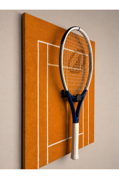 Tenis Temalı Dekoratif Duvar Tablosu (Raket Hariç)