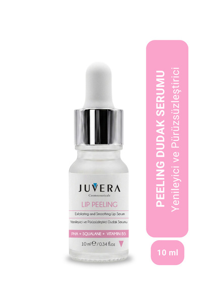 JUVERA Cosmeceuticals سيروم تقشير الشفاه من PHA - سيروم مجدد ومنعم للشفاه 10 مل