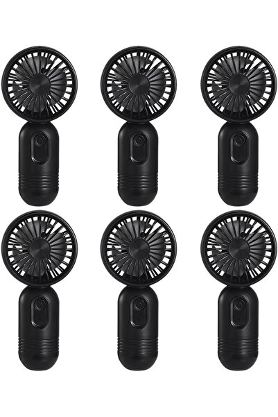 Morvena Picks Pachet de 6 mini ventilatoare personale portabile, reîncărcabil...