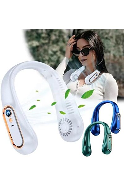 Morvena Picks Ventilator portabil, flux de aer de răcire la 360°, ecran de af...