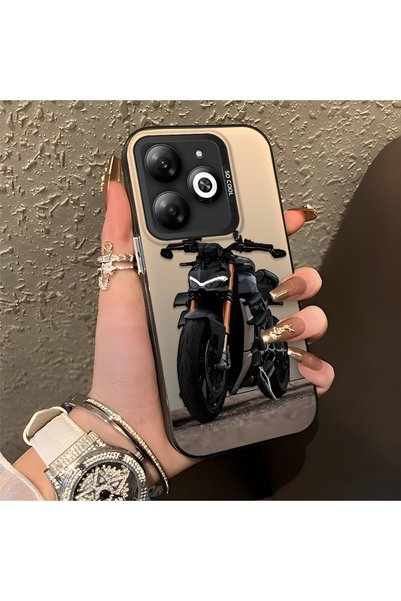 CHICASELUX Tecno Spark 20 Compatible Haval Sport Motorcycle Printed Matte Qua...