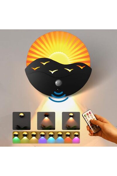 STARSTAR RGBW rechargeable sensor door light (with remote control), LED wall ...