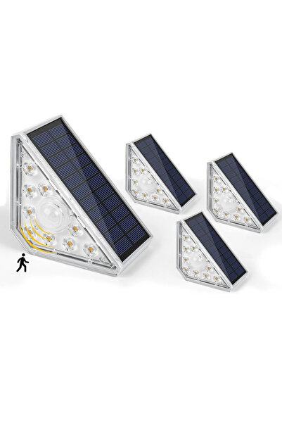 STARSTAR Solar-powered LED garden lights, waterproof step lights, motion-sens...