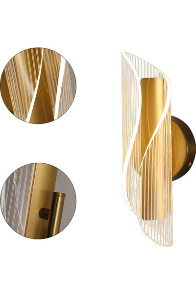 STARSTAR LED wall light, 10W acrylic LED indoor wall light, modern style, 29x...