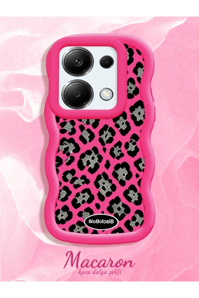 CHICASELUX Redmi Note 13 Pro 4g Compatible Wavy Frame Leopard Print High Qual...