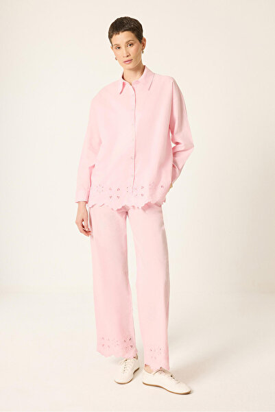 Touché Privé Ucu Lace-Up Shirt and Pants Set