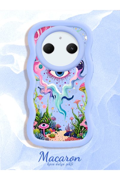 CHICASELUX Redmi A3 Pro Compatible Colorful Psychedelic Eye Mushroom Drawing ...