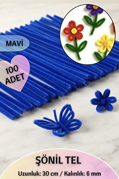Dantelux 100 komada čenilne pahuljaste žice 30 cm | Materijal za rukotvorine,...