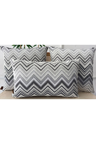Elanora Home Decorative cushion covers, high-quality woven fabric, set of 3