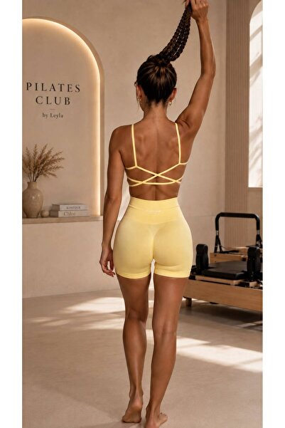 Pilates Club By Leyla Kadın Sırt Dekolteli Spor Büstiyer