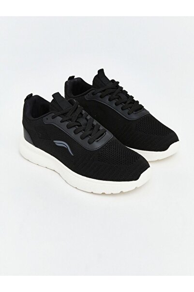 LC Waikiki Lcw Steps Black Mesh Men's Sports Shoes