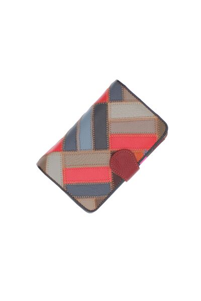 ButicCochet Portofel de damă, din piele naturală, ButicCochet, 16x10x4 cm, Mu...