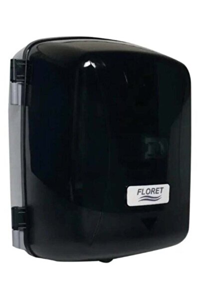 Floret Maxi Roll Wall Mounted Tissue Holder Black