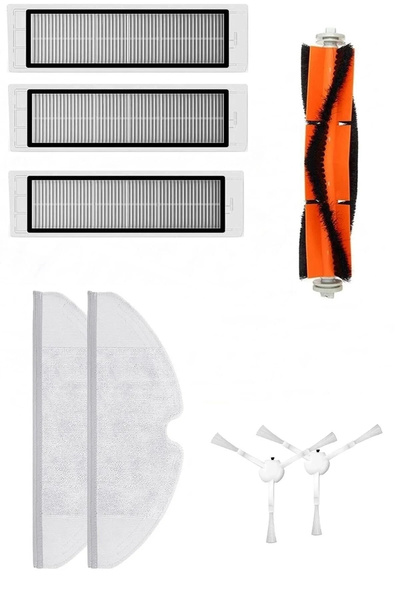 LİN GRUP Set de 8 piese de schimb compatibile cu aspiratorul robot Xiaomi Vac...