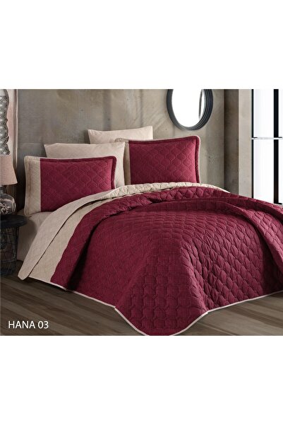 NAJMA Turkish Compressed Bed Sheet Set 100% Cotton Plain Design 6 Pieces for ...
