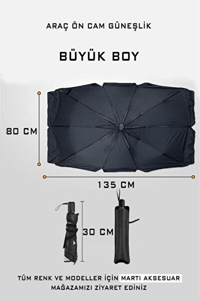 OEM Parasolar auto pentru parbriz, 145x80 cm, barieră termică pentru bord și ...