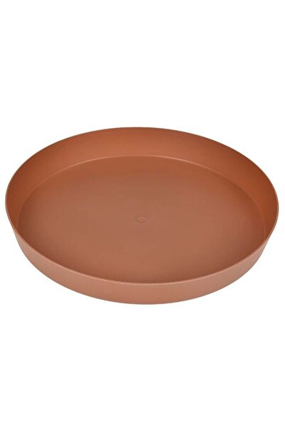 BAMI NETWORK Farfurie ghiveci plastic teracota 35cm sistem drenare flori