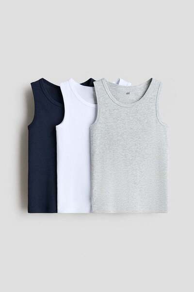 H&M 3-pack cotton vest tops