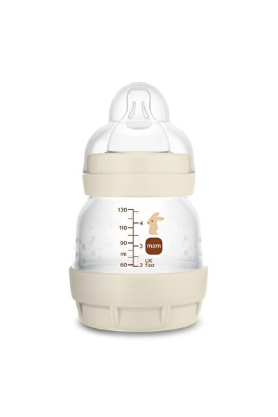 MAM baby Αντι-κολικό μπιμπερό 130ml, MAM, Μπεζ, Unisex