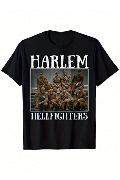 k222 قميص LocalHarlem Hellfighters ذو تصميم عصري قصير الأكمام، مناسب للربيع و...