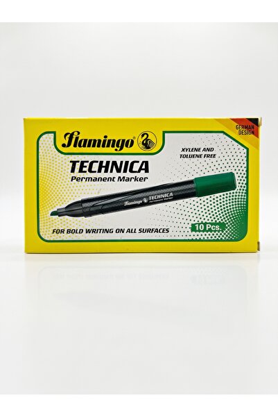 Flamingo Technica permanent Marker | Pack of 10 Pieces