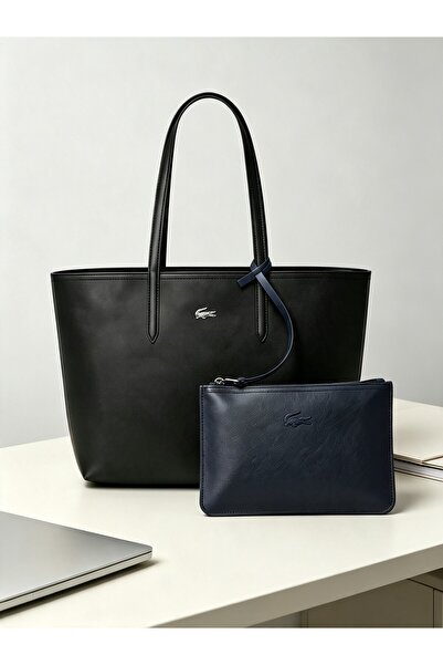Lacoste Kids Women's Double Sided Two-Tone Large Capacity, Messenger Bag Hand...