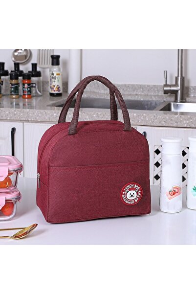 Choice Red G869C Insulated Lunch Bag Women Kids Cooler Bag Thermal Bag Portab...