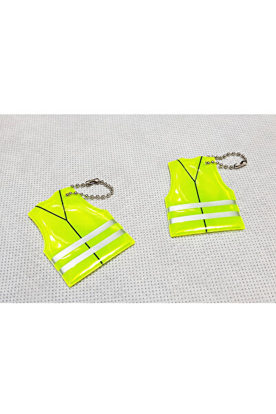 Generic Brand Breloc vesta de siguranta – Set x 2 Buc Galben Neon