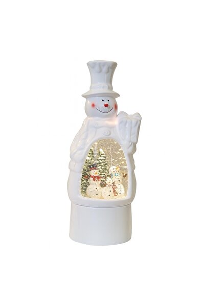 Rao Decoratiune de Craciun, Model Om de Zapada, Felinar Glob cu Iluminare LED...